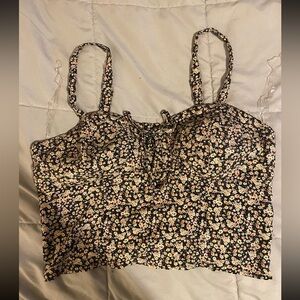 Floral crop top